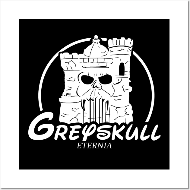 CASTLE GREYSKULL Wall Art by 10thstreet